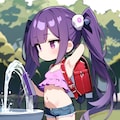 紫髪ちゃん 3枚目