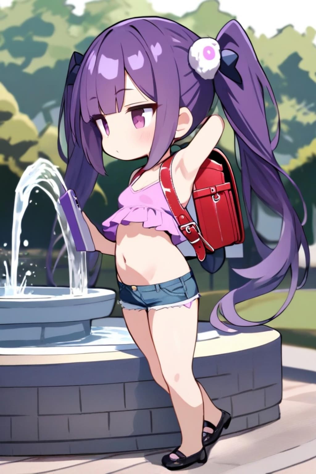 紫髪ちゃん