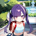 紫髪ちゃん 2枚目