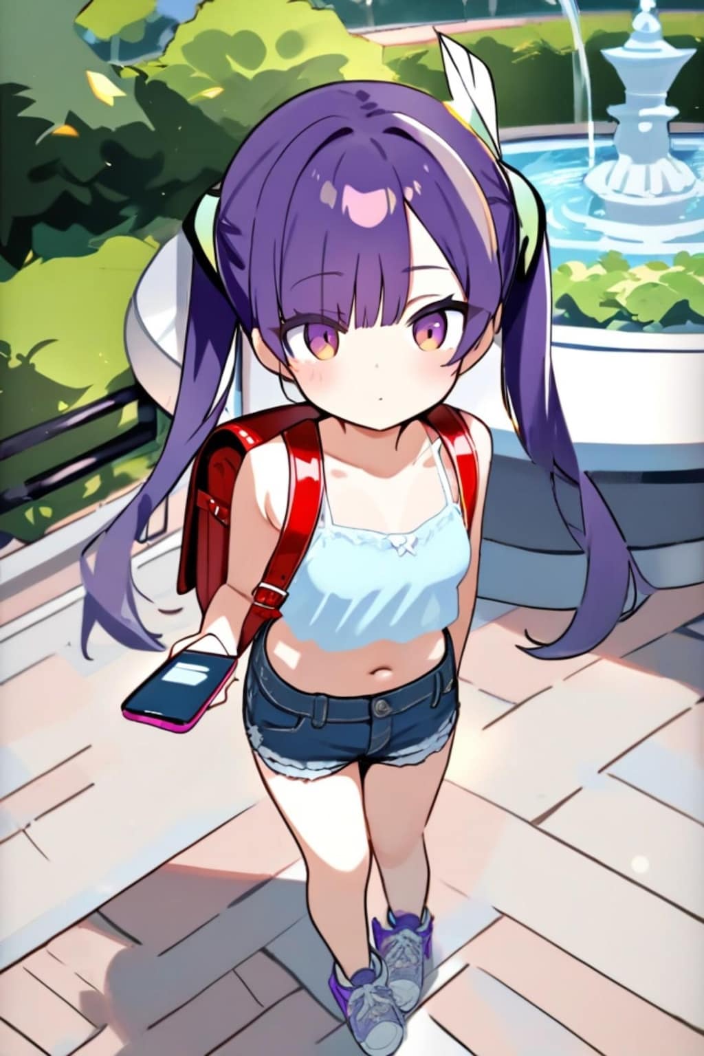 紫髪ちゃん