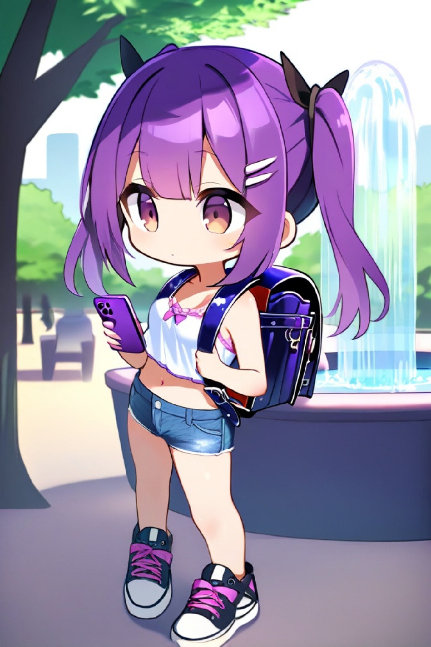 紫髪ちゃん