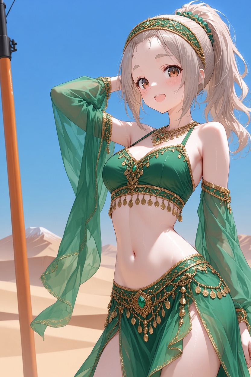 民族衣装でつむぎちゃん♪