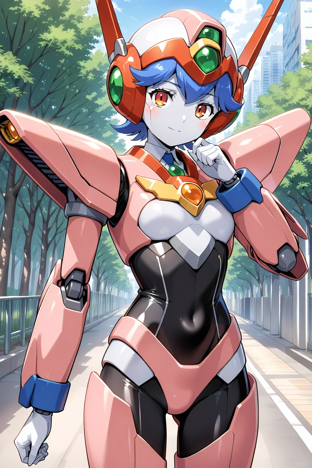 スーパーロボット娘 | の人気AIイラスト・グラビア