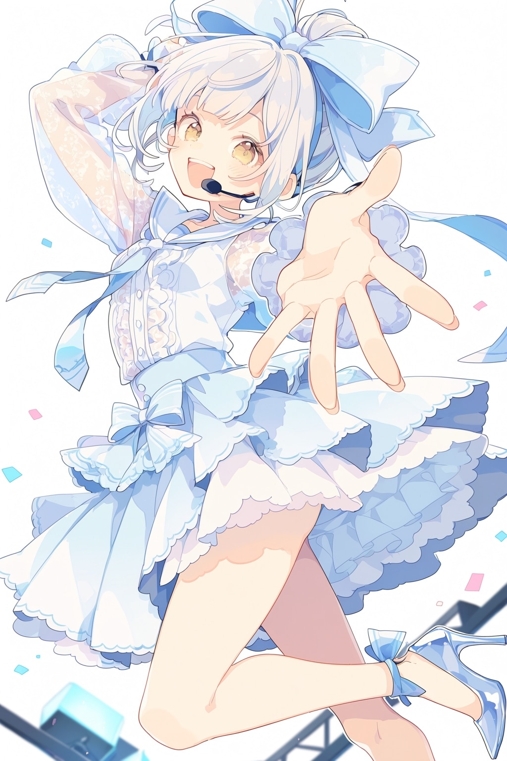 純白のアイドル！ | の人気AIイラスト・グラビア