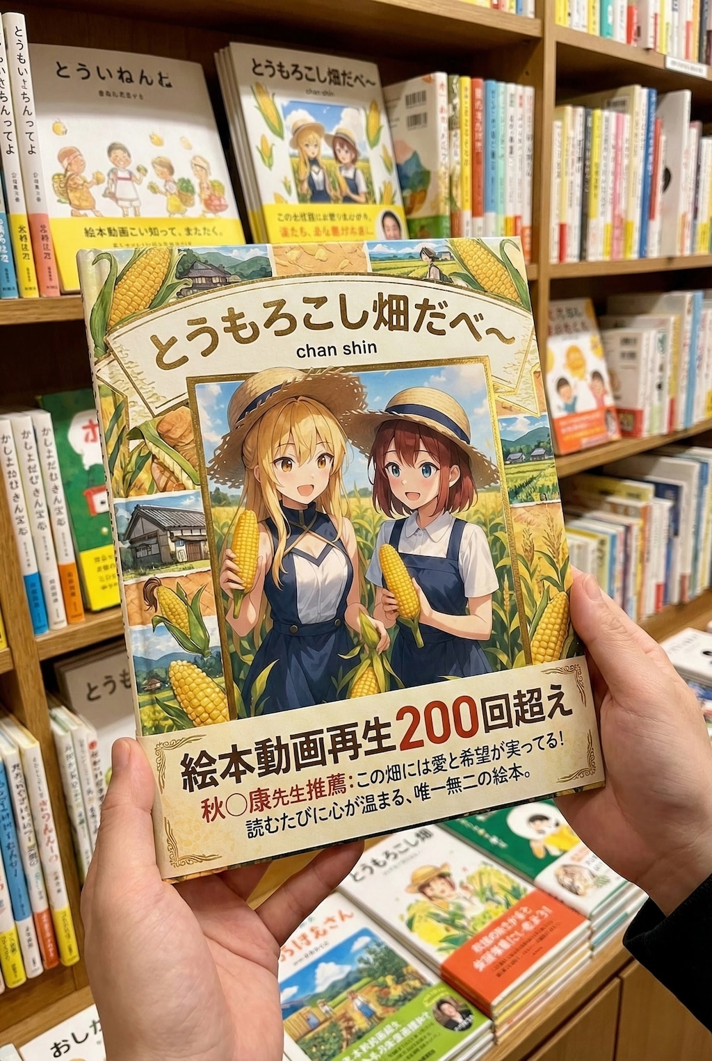 とうもろこし畑だべ〜の店頭販売