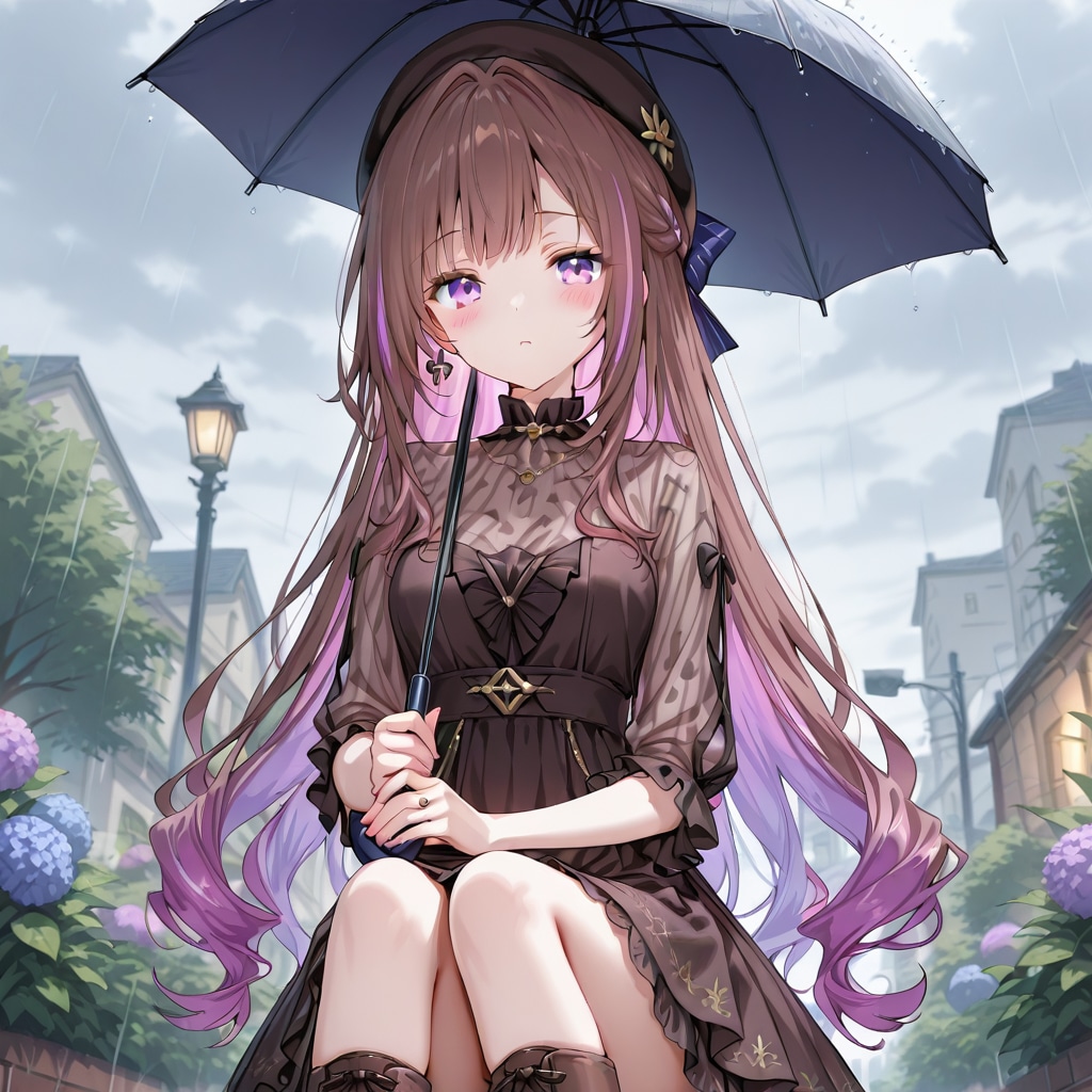 雨の日 | の人気AIイラスト・グラビア