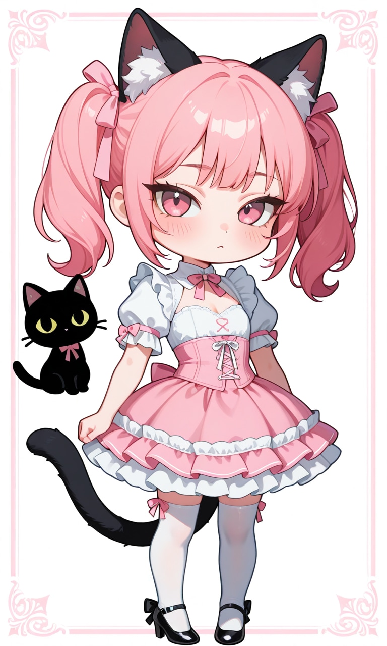 フェーレ(にゃのん)チビ化 | の人気AIイラスト・グラビア