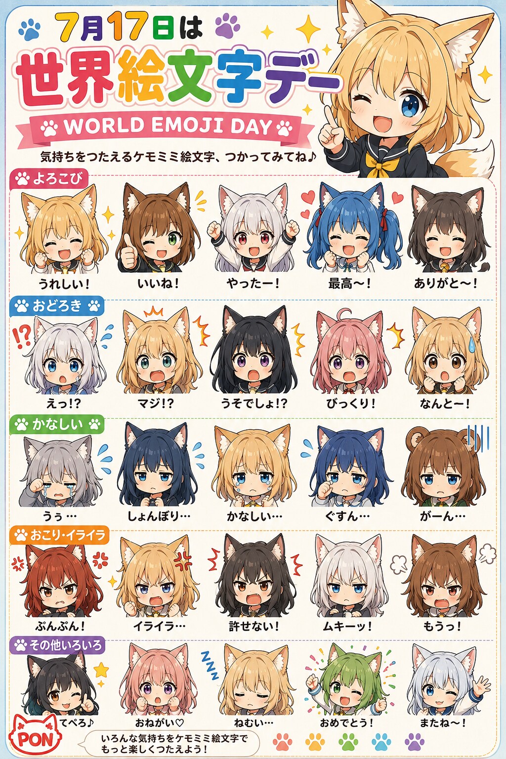 7月17日、世界絵文字デー