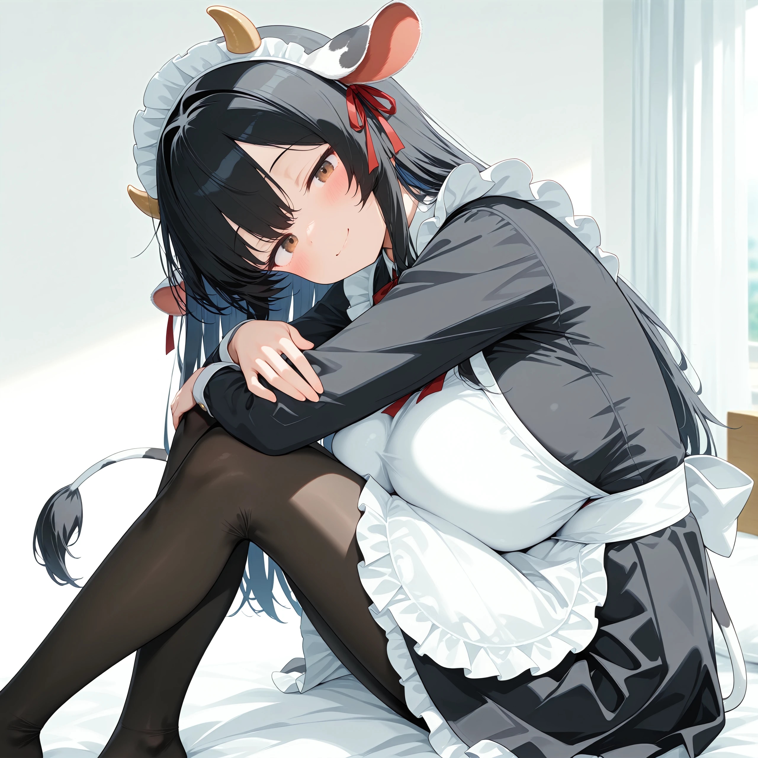 内緒のサボり時間　牛娘メイドさん