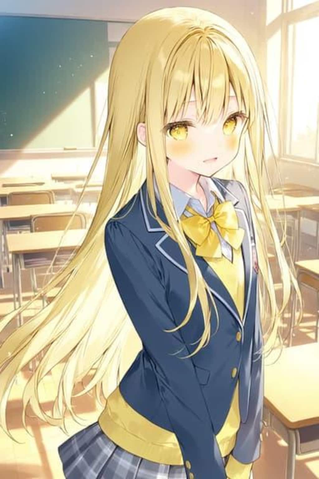 ブレザーの女の子