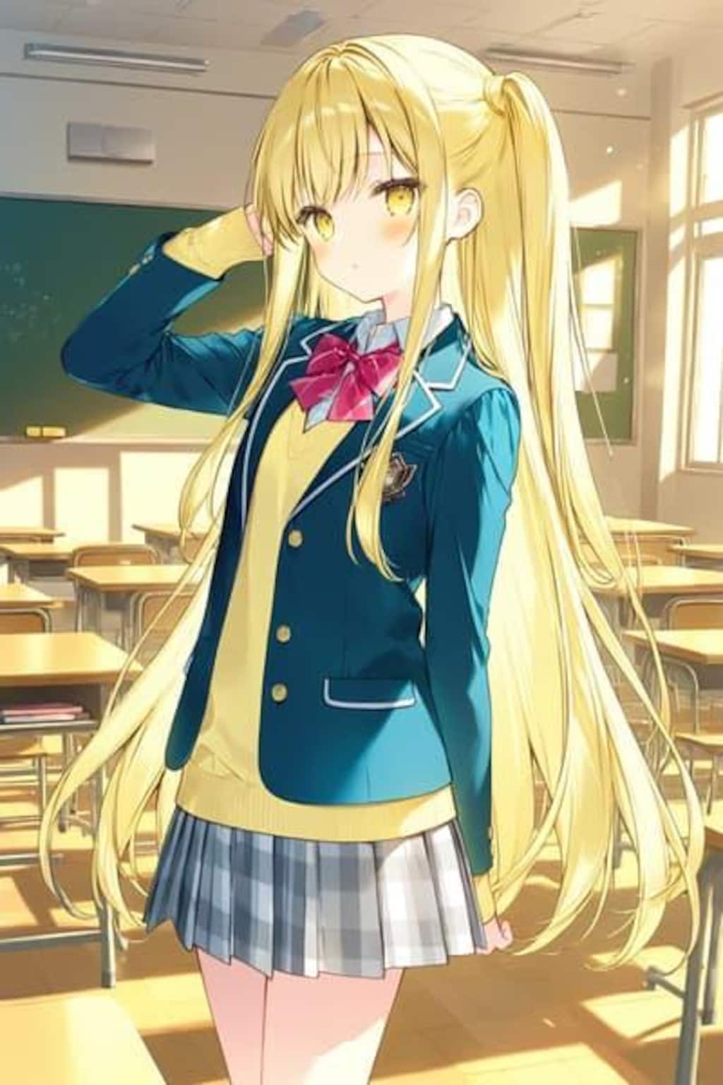 ブレザーの女の子
