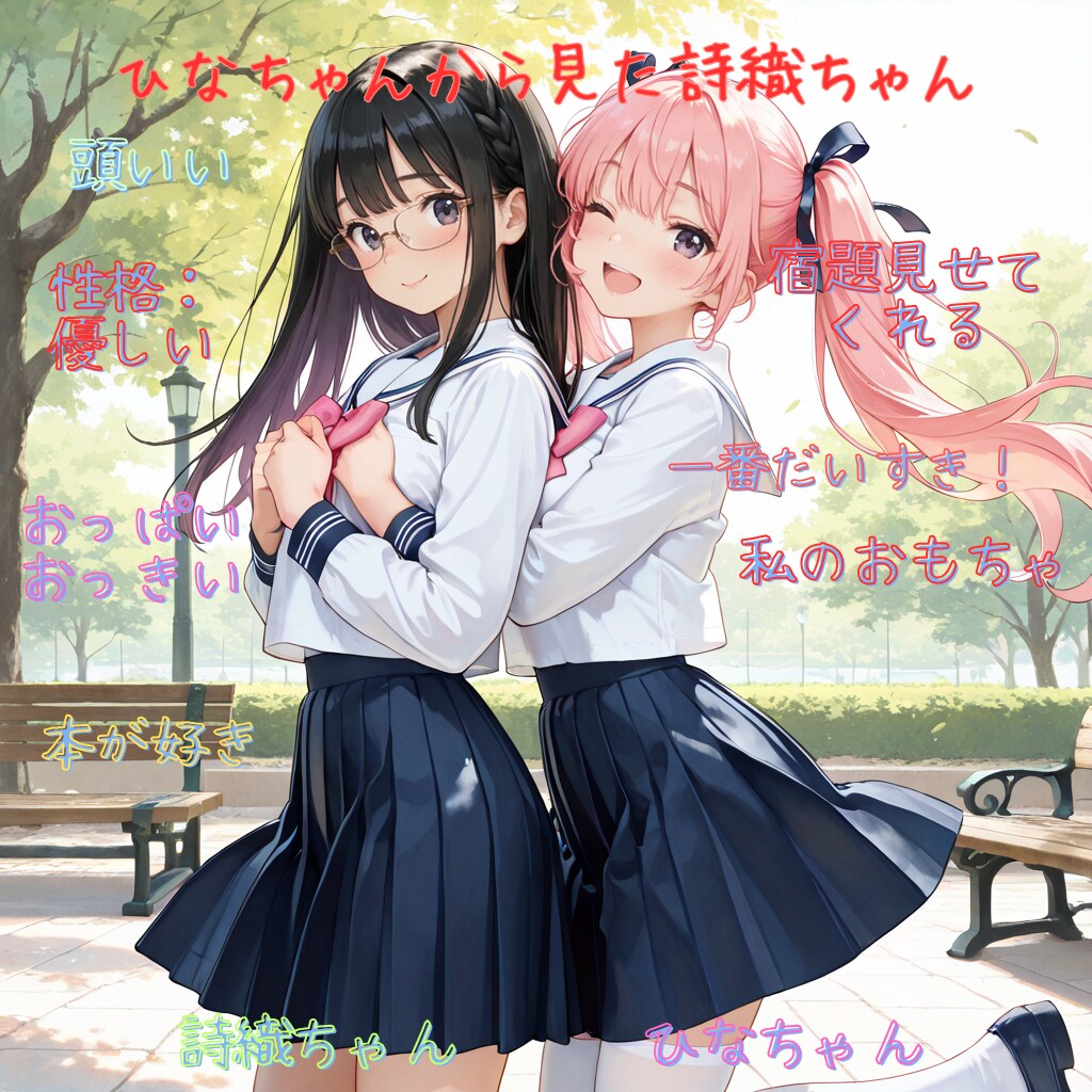 「ひなちゃん」から見た「詩織」ちゃん