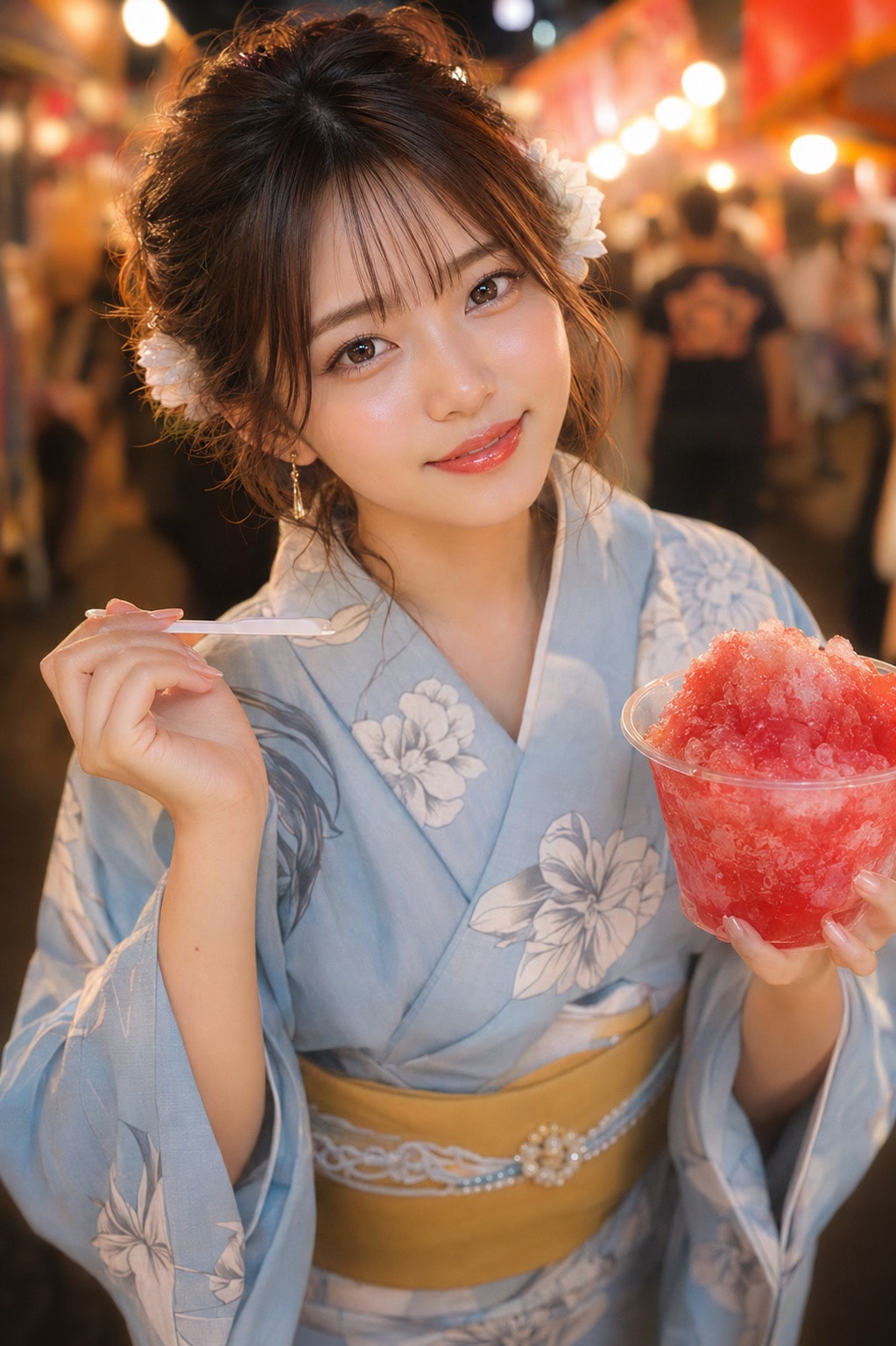 夏祭りとかき氷
