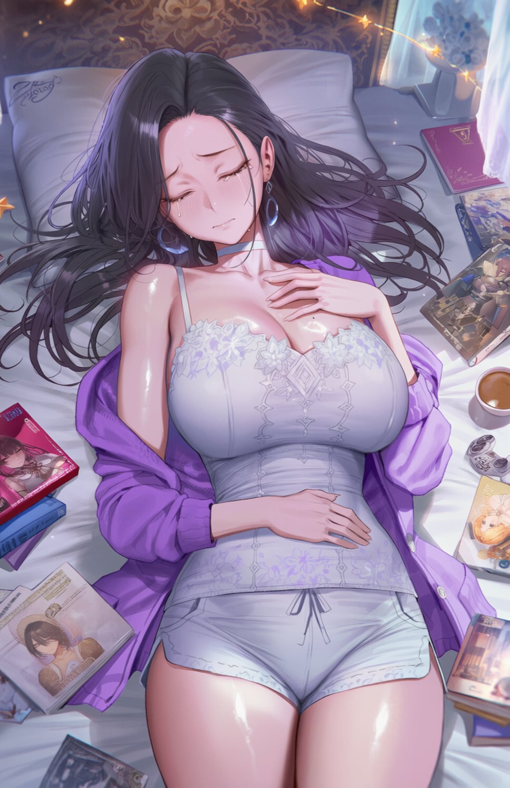 ブラジルに負けて悔しくて泣きながらふて寝するママ😭💤