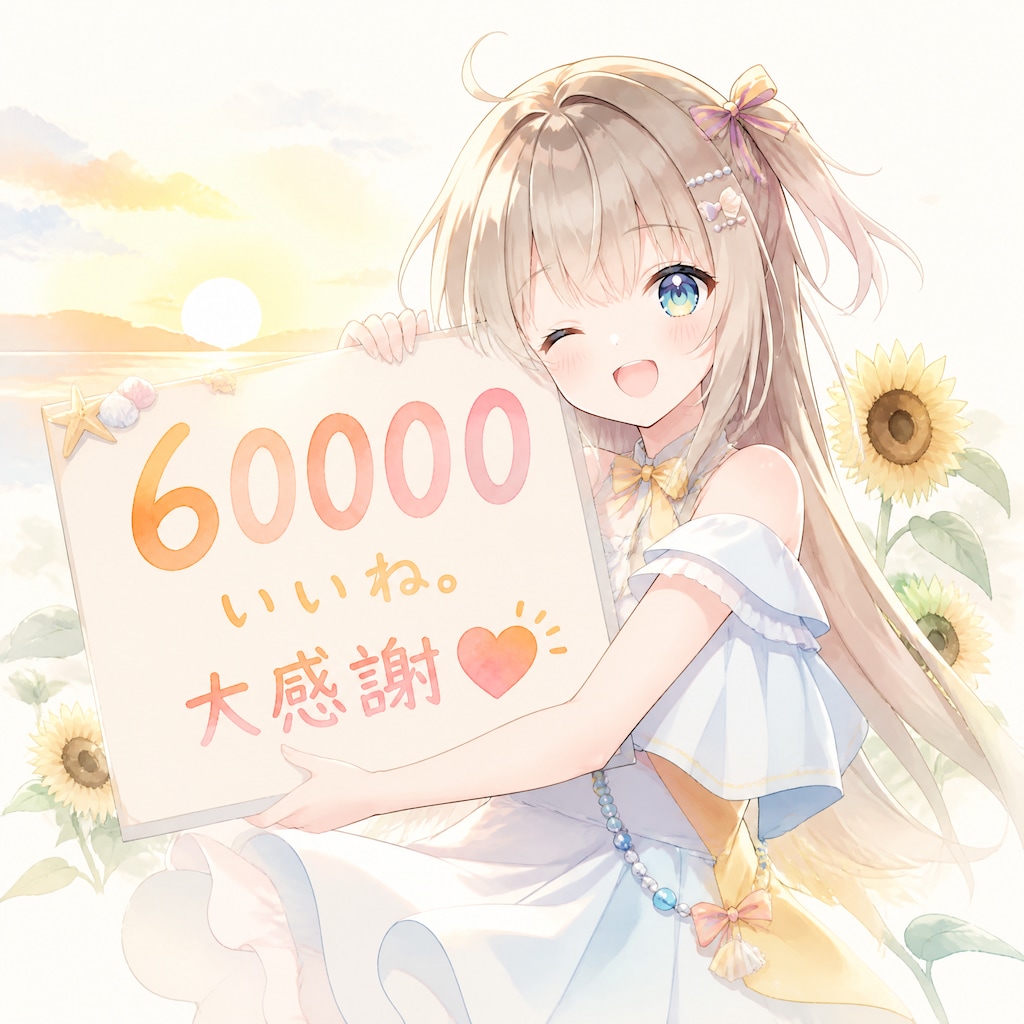 【祝】60,000いいね。ありがとうございます！ GPTimages2.0