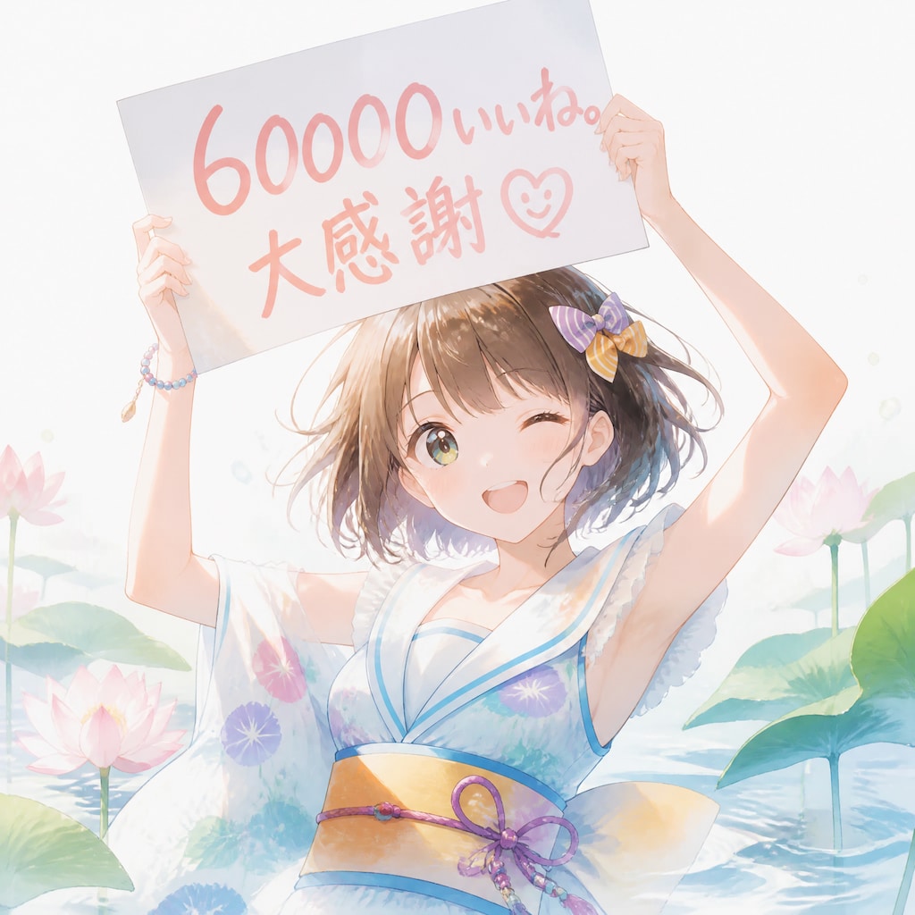 【祝】60,000いいね。ありがとうございます！ GPTimages2.0