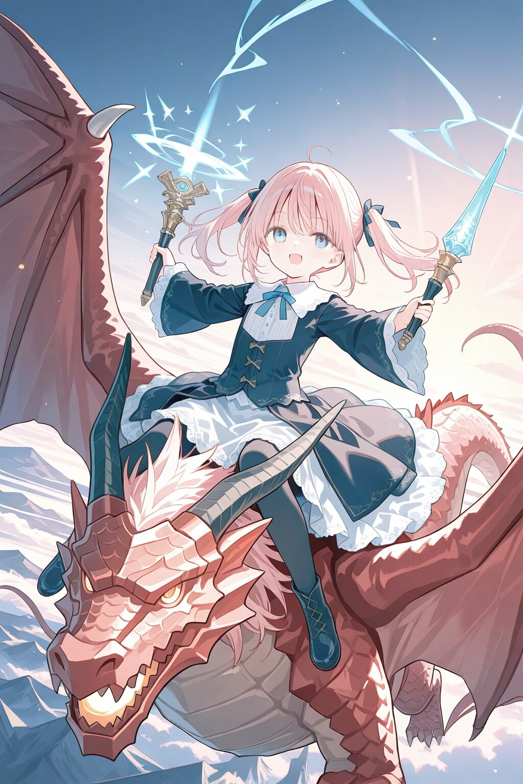 ドラゴンライダーの魔法使い花音ちゃん