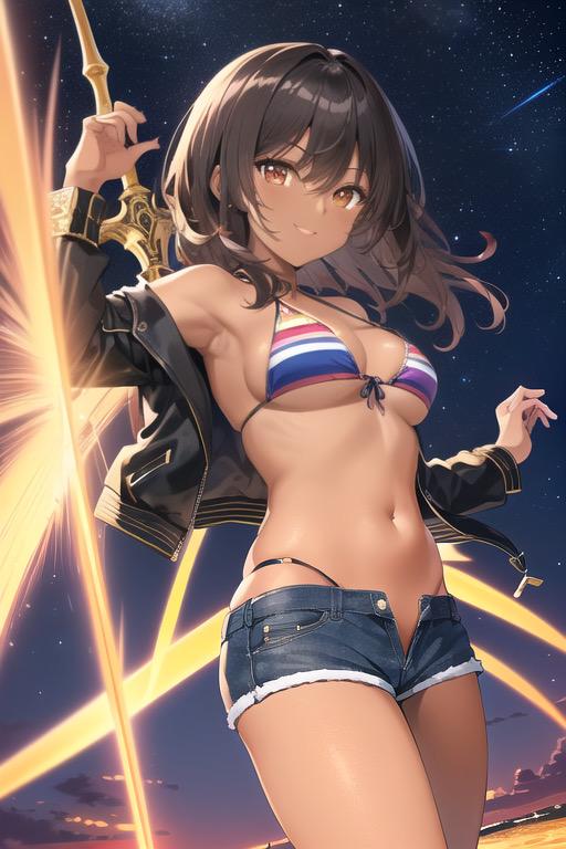 褐色ナイスバディギャル