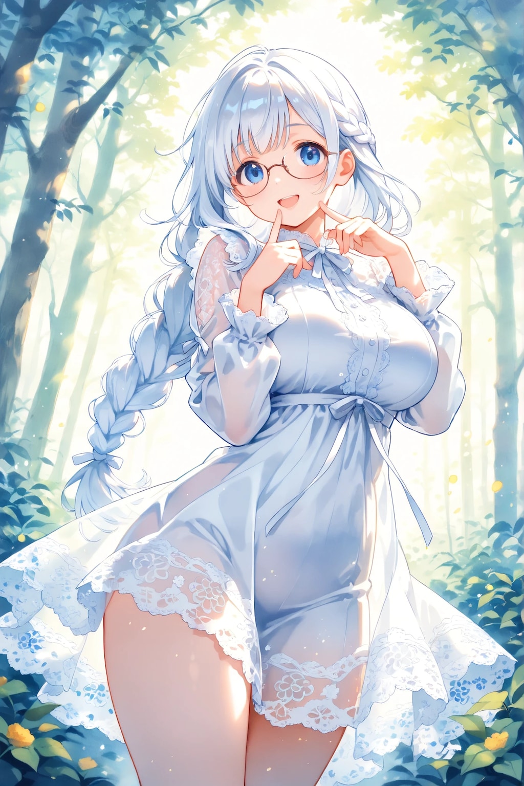 生成眼鏡の子