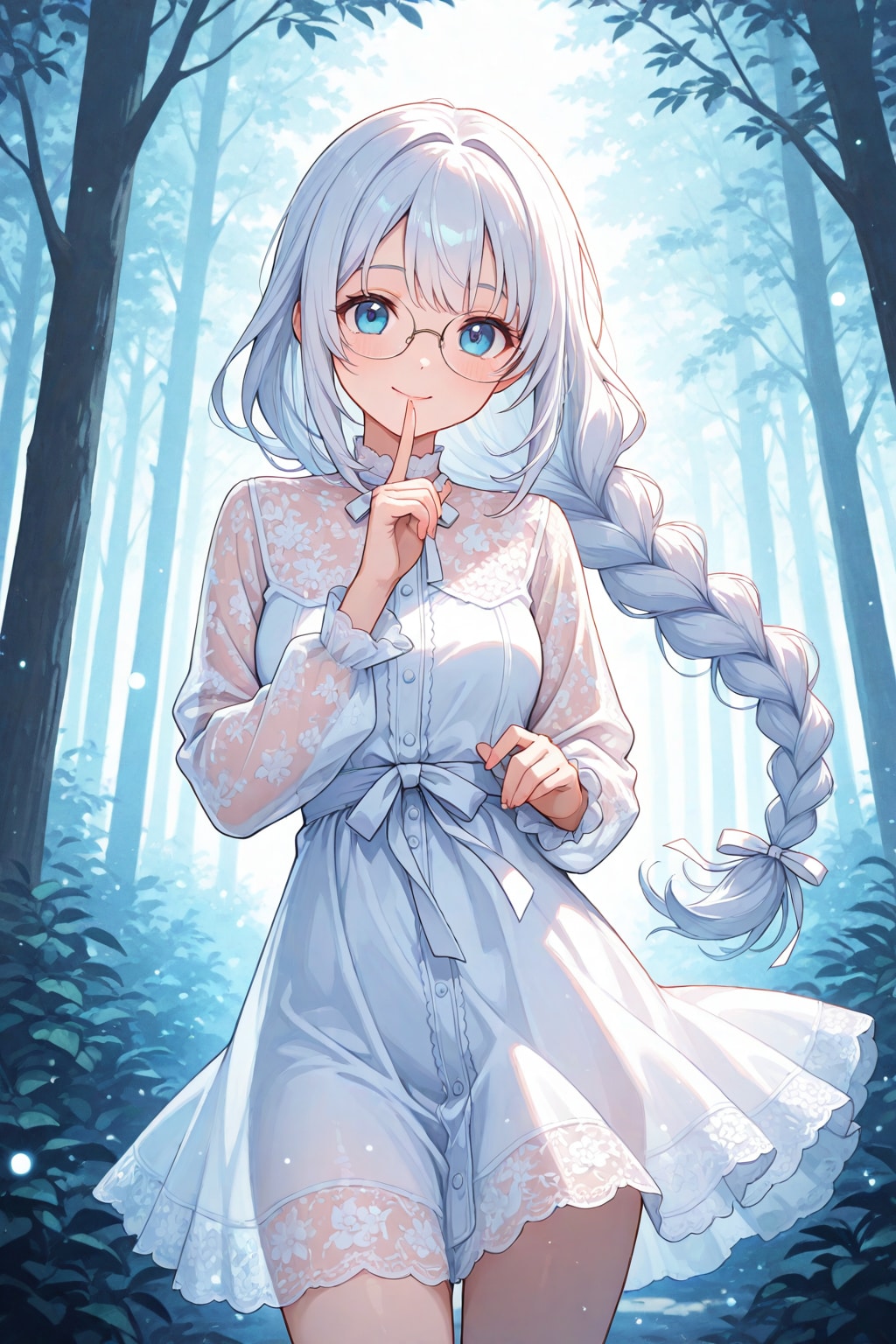 生成眼鏡の子