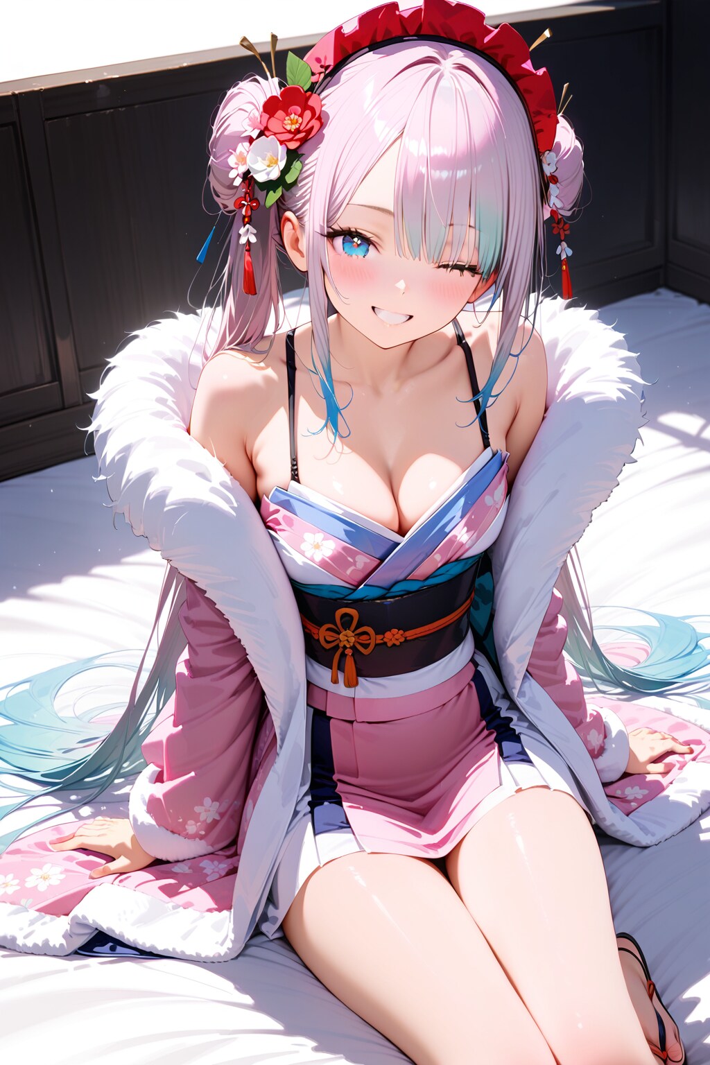 振り袖の女の子