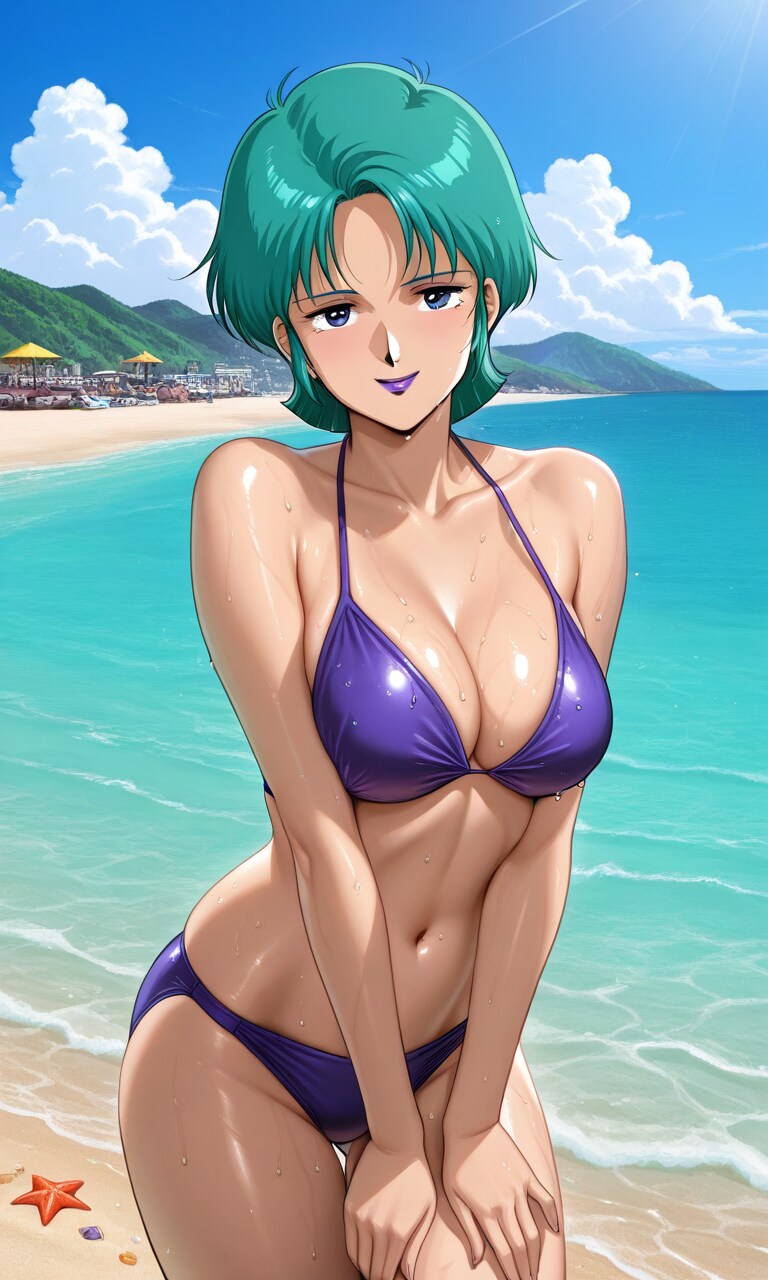 ビキニ姿のフォウ・ムラサメ👙🏖️❤️