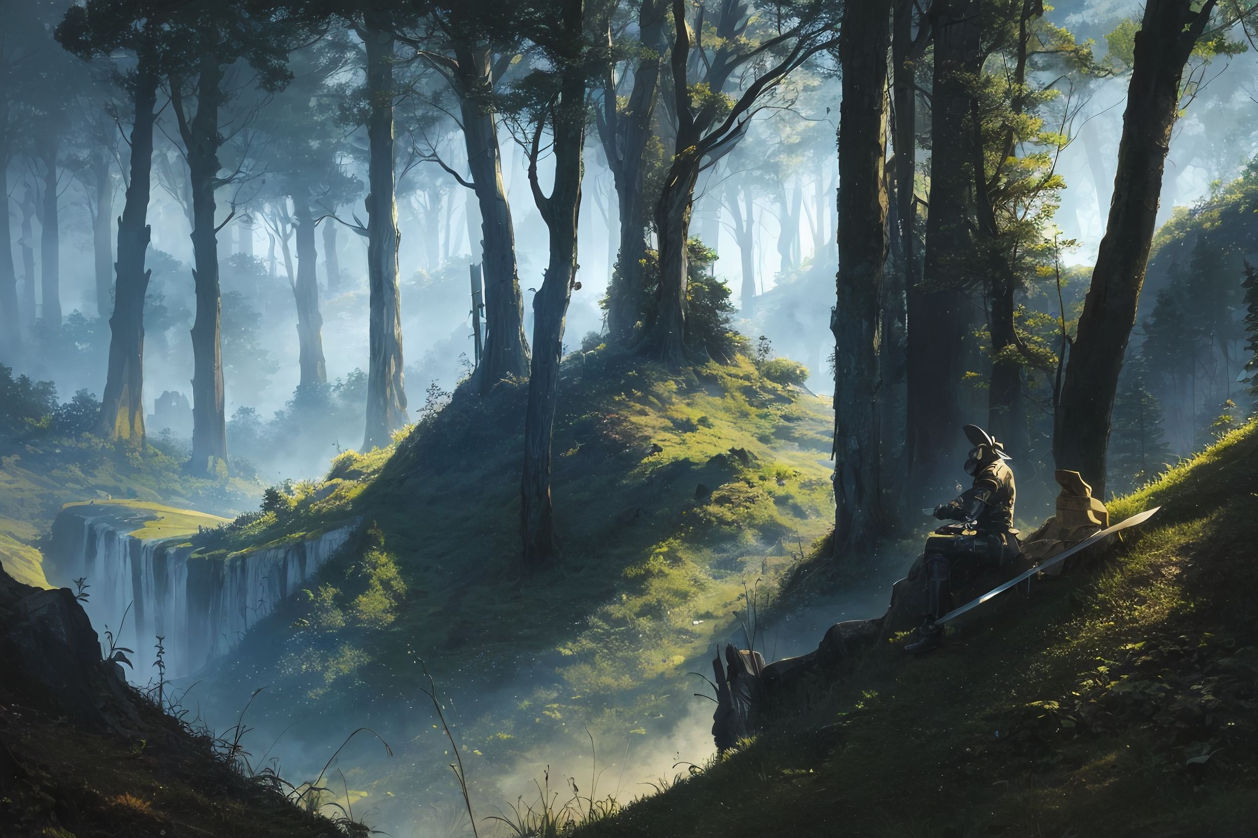 休憩ソルジャー | の人気AIイラスト・グラビア