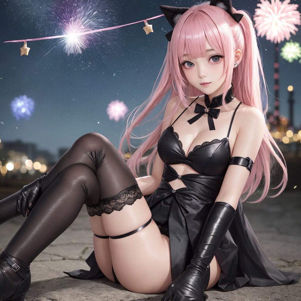 ネコちゃんと七夕まつり