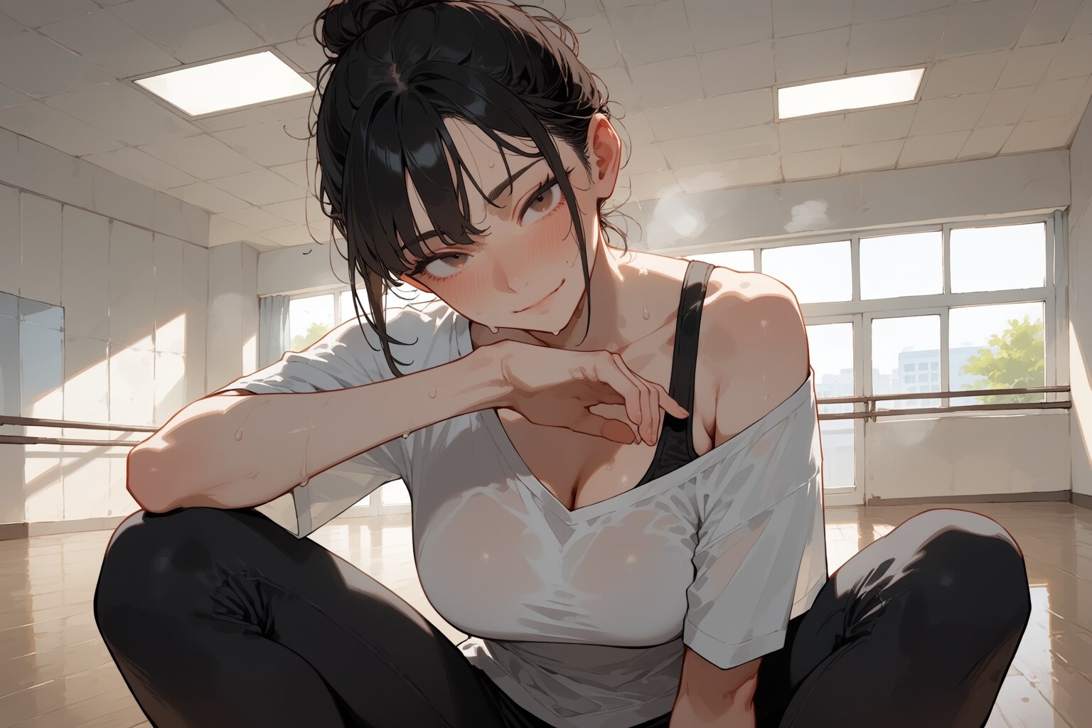 ダンス練習ひとやすみ