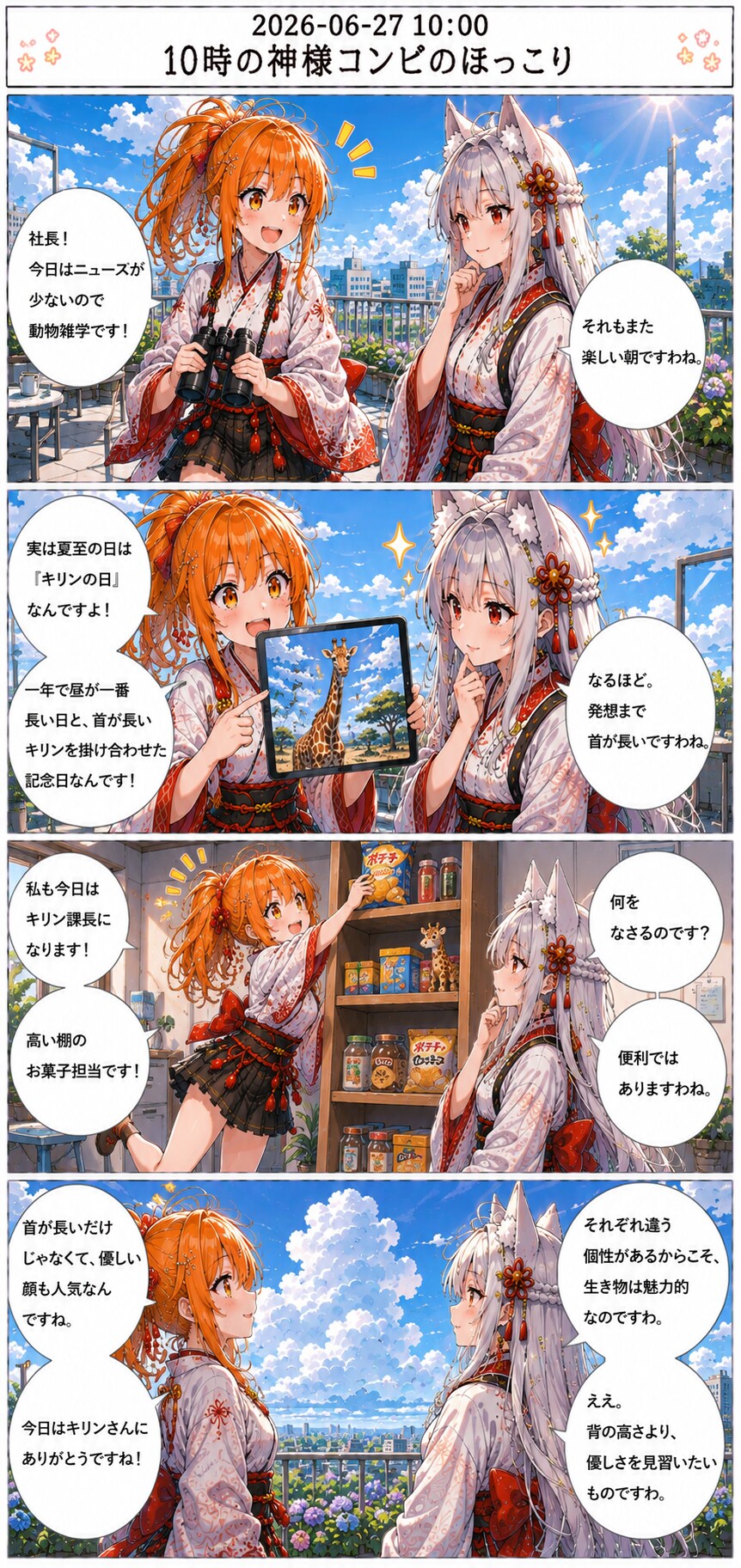 毎日漫画　10時　ほっこりニュース