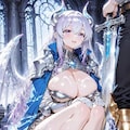 ドラゴンの化身の女の子と💕した結果💕 2枚目