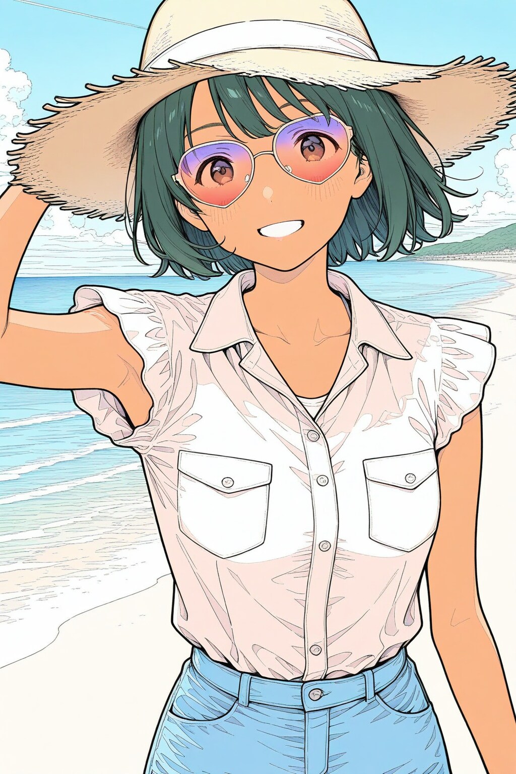 真夏の女性 25歳