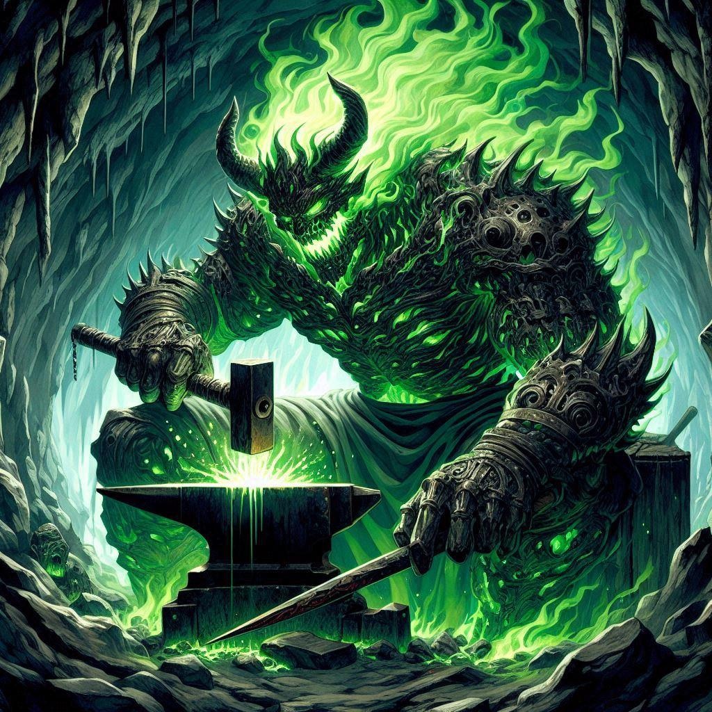 廃坑の鍛冶鬼 -Create of AIearth-