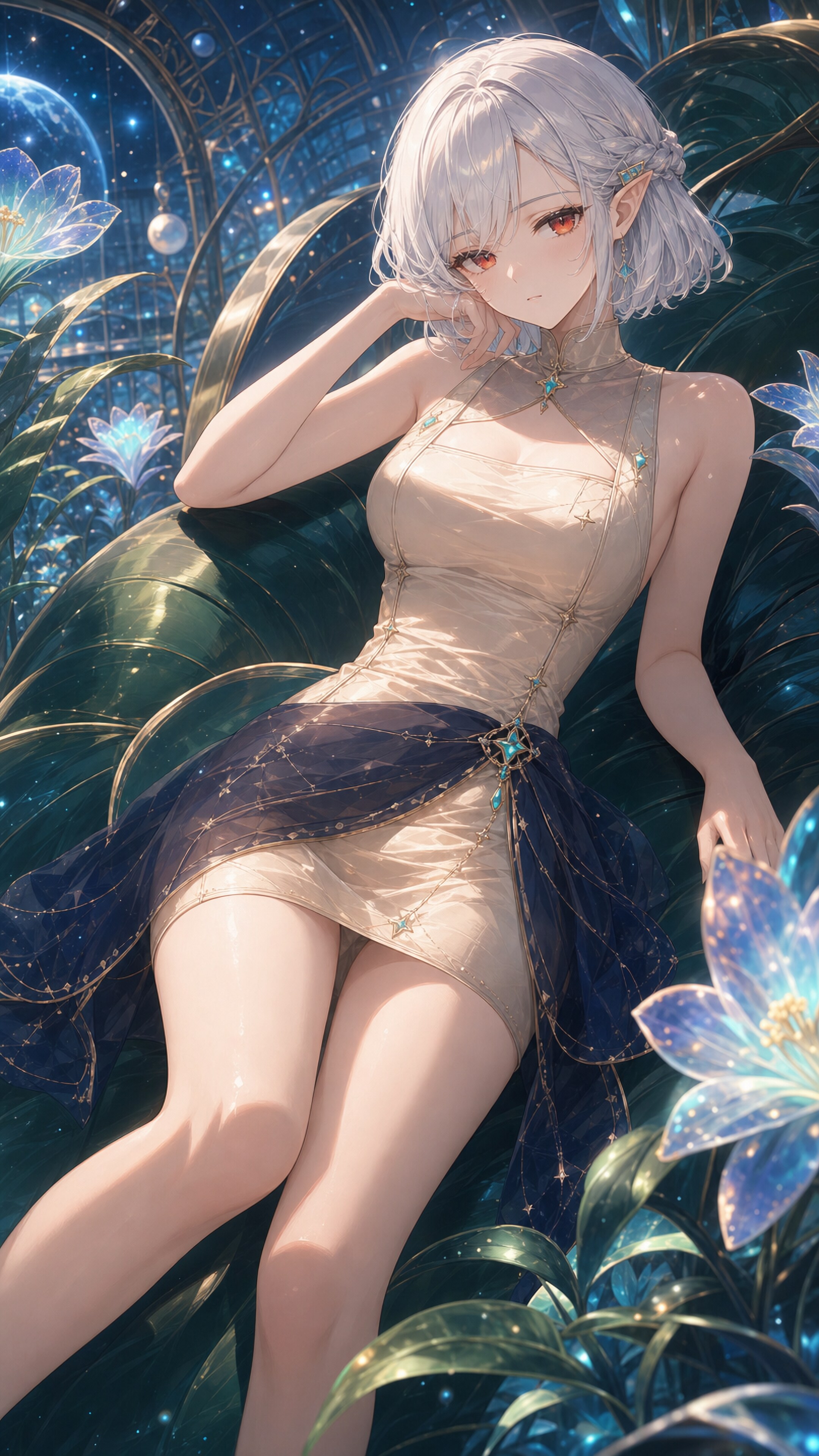 星玻璃の温室で夢を見る | の人気AIイラスト・グラビア
