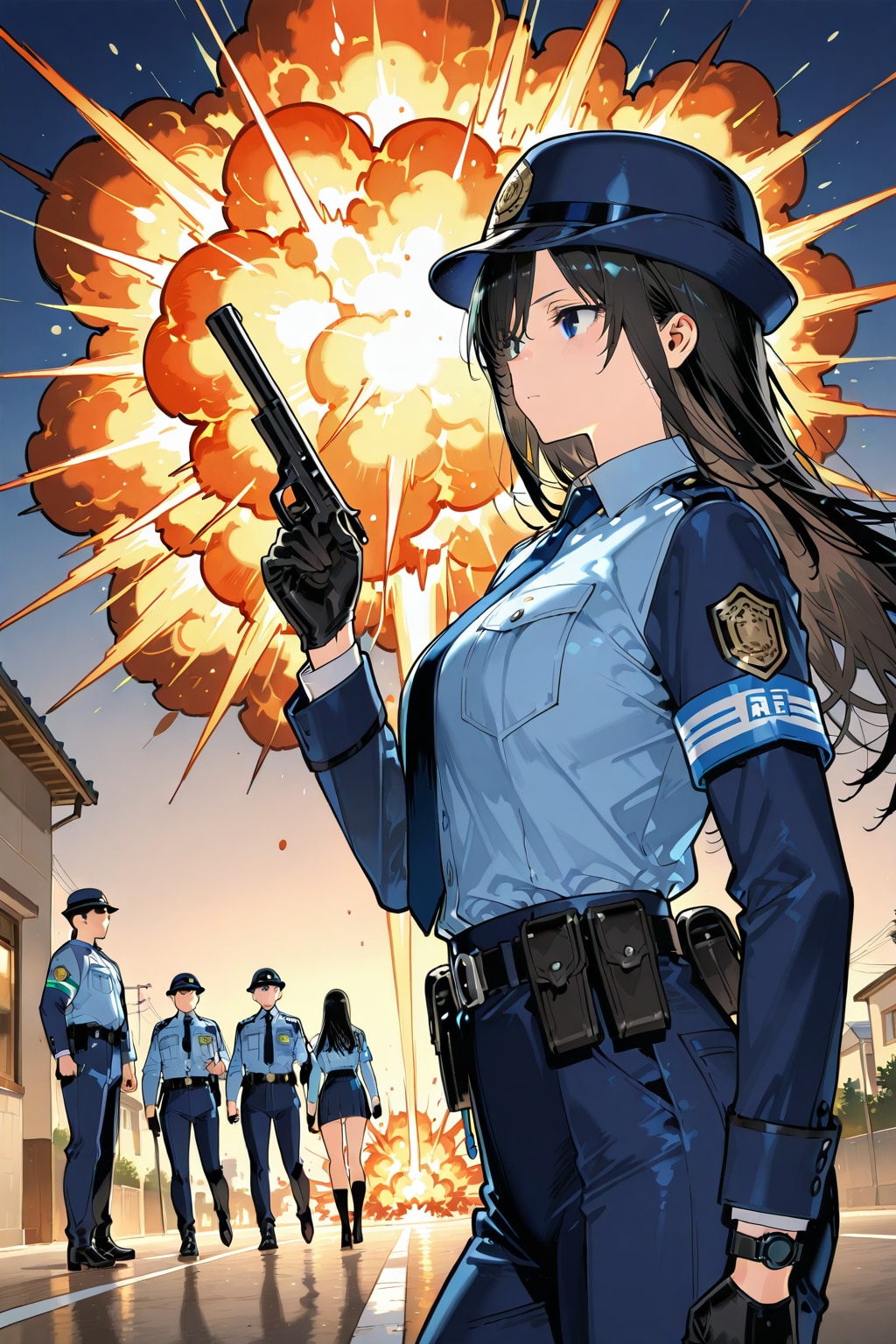 さくらちゃんの爆発訓練 | の人気AIイラスト・グラビア