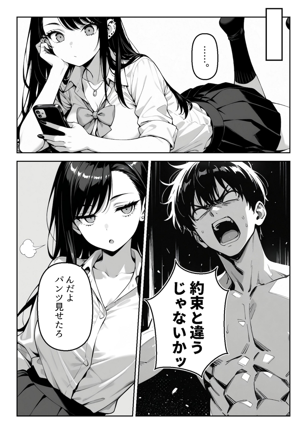 ギャルが俺のベッドに!?　お約束の展開がついに!!①