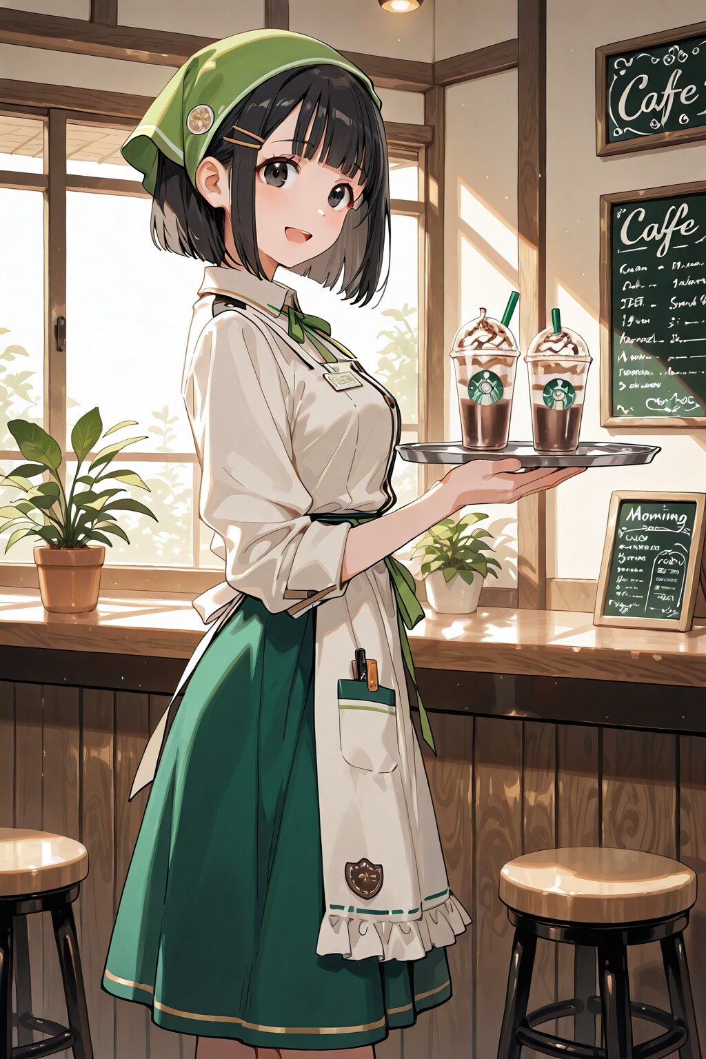 妹ちゃん✨カフェへようこそ‼️🥰☕️✨３８７ | の人気AIイラスト・グラビア