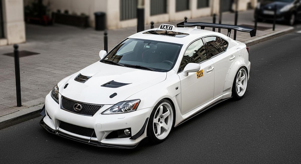 LEXUSセダンタクシーのドリ車