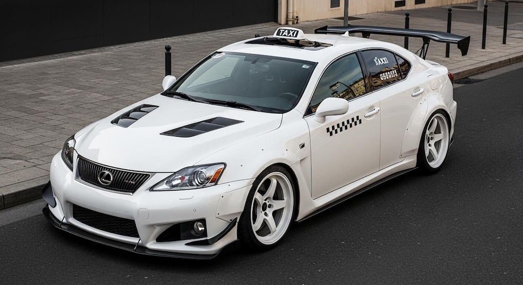 LEXUSセダンタクシーのドリ車