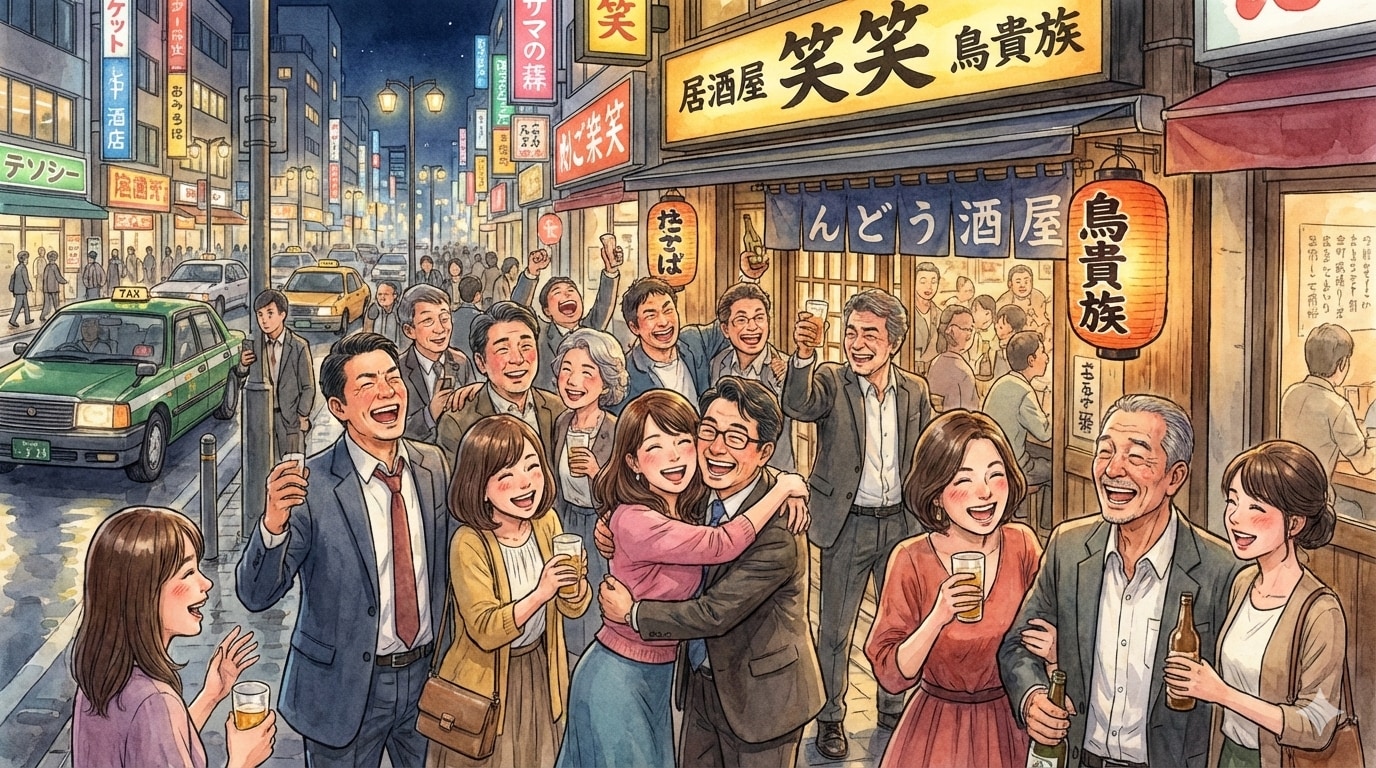 共通項が見いだせない団体はだいたい会社の飲み会 | の人気AIイラスト・グラビア