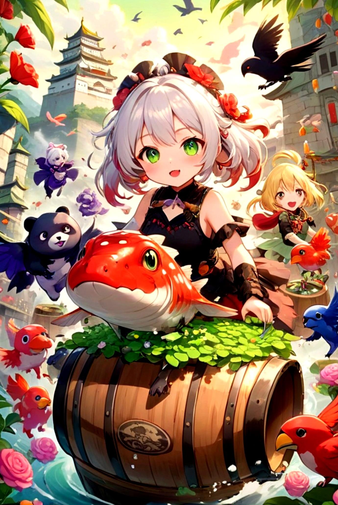 白髪ちゃん | の人気AIイラスト・グラビア