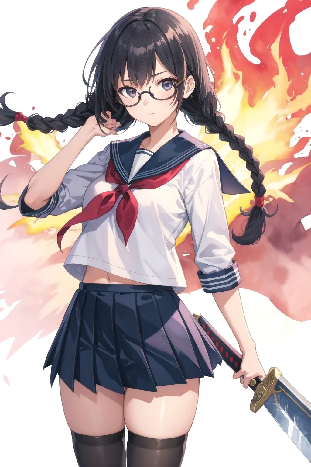 戦刃いのり  ー 戦刃『突』ー 炎の中で