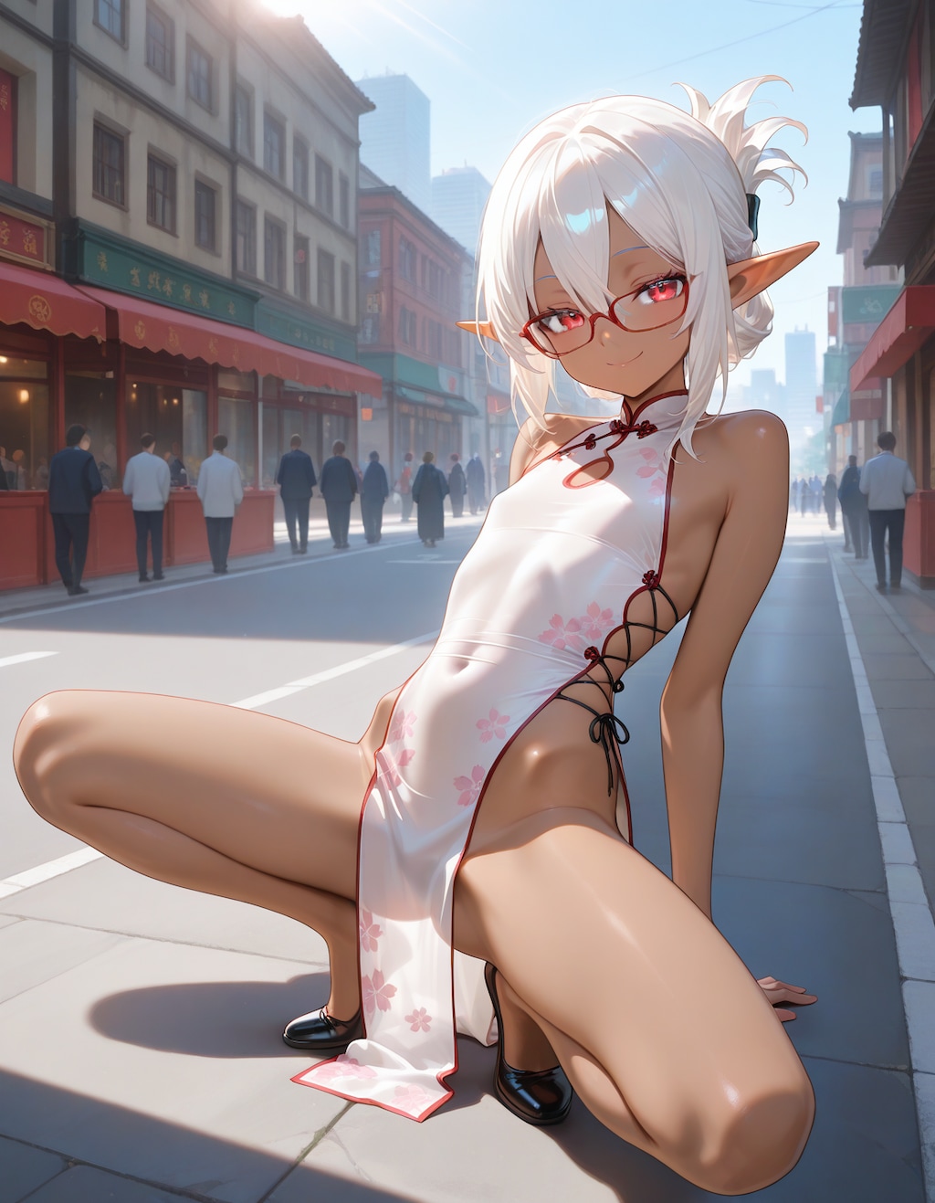 チャイナっぽい雰囲気の薄い布