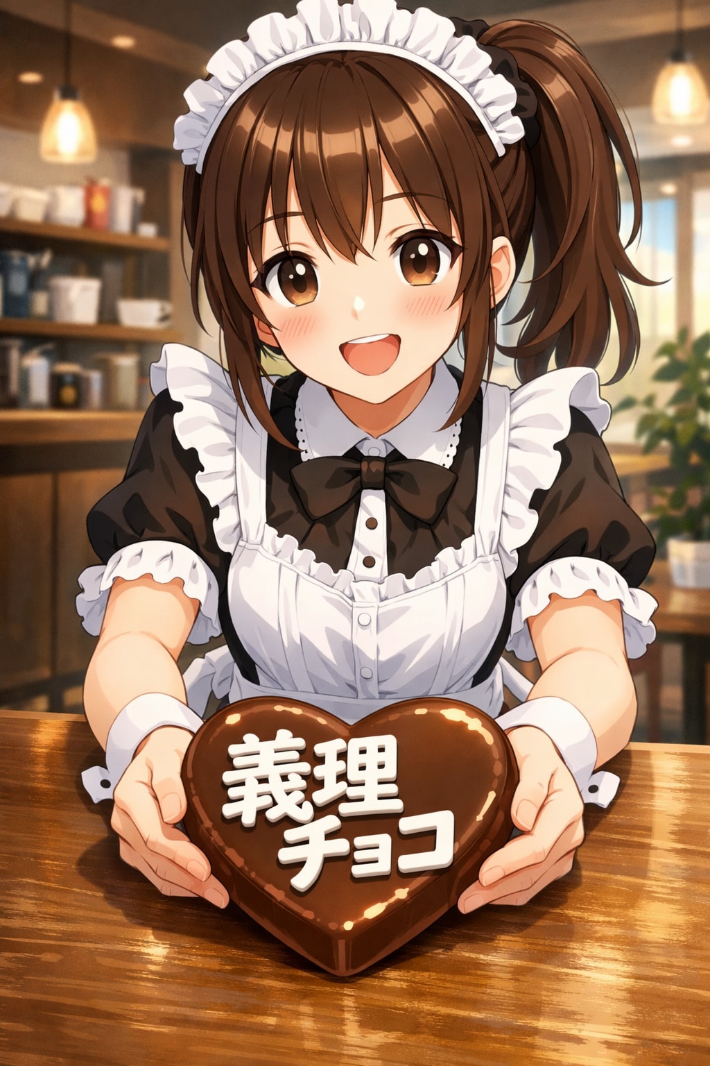チョコレートのメイドさん