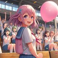 先輩この風船欲しいんだ? え、違う? 借り物競争? 6枚目