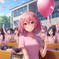 先輩この風船欲しいんだ? え、違う? 借り物競争? 8枚目