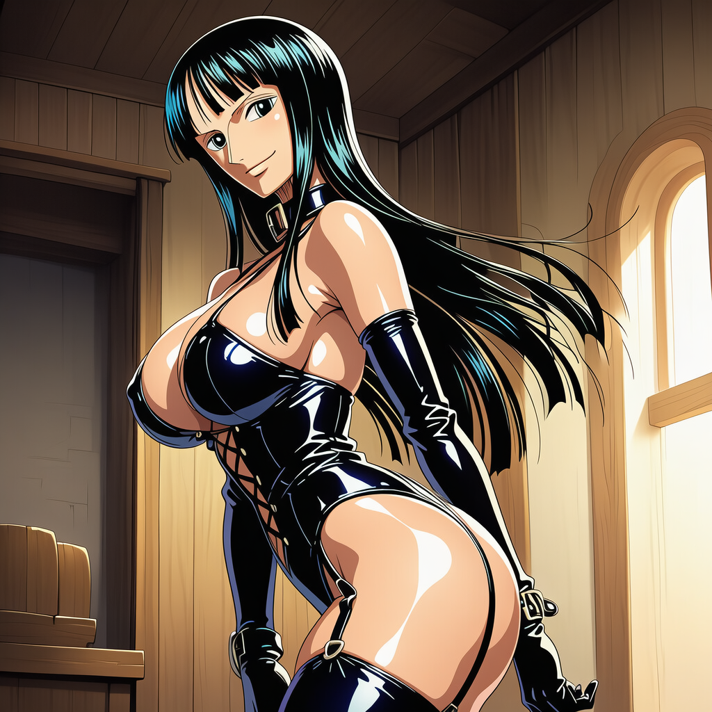 ニコ・ロビン_ボンデージ_SFW