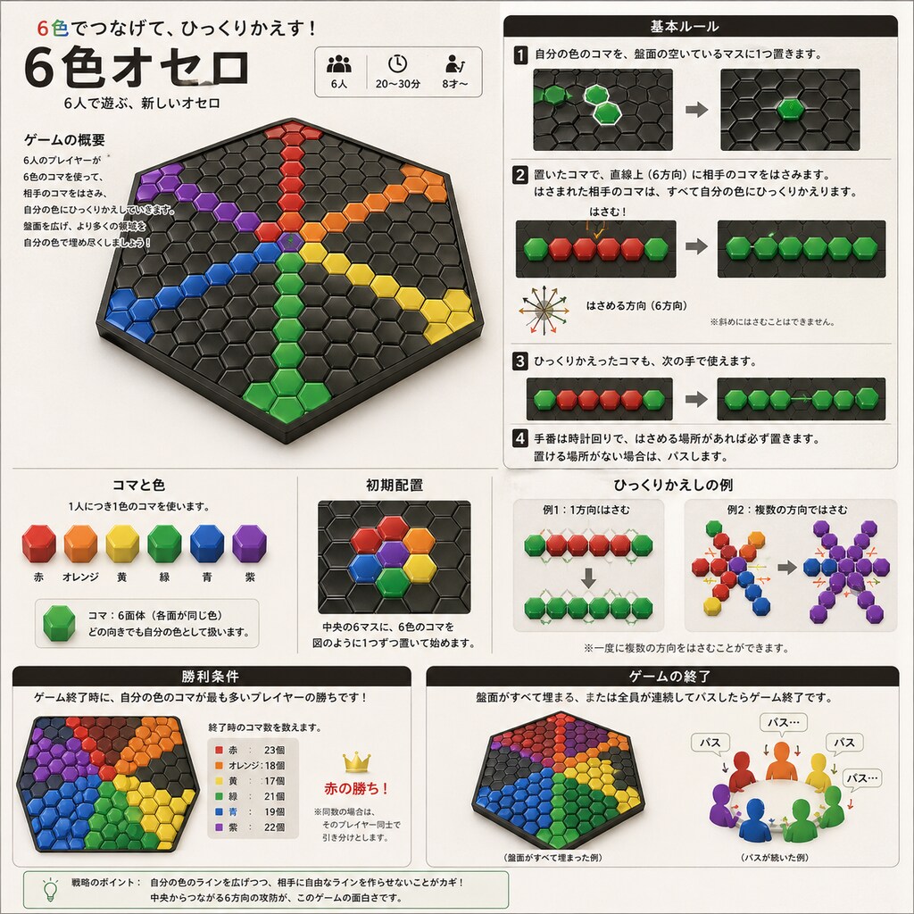 ６色オセロ