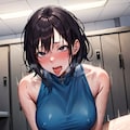 頼んだらしてくれる陸上部の彼女(騎乗位) 7枚目