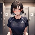 頼んだらしてくれる陸上部の彼女(騎乗位) 3枚目